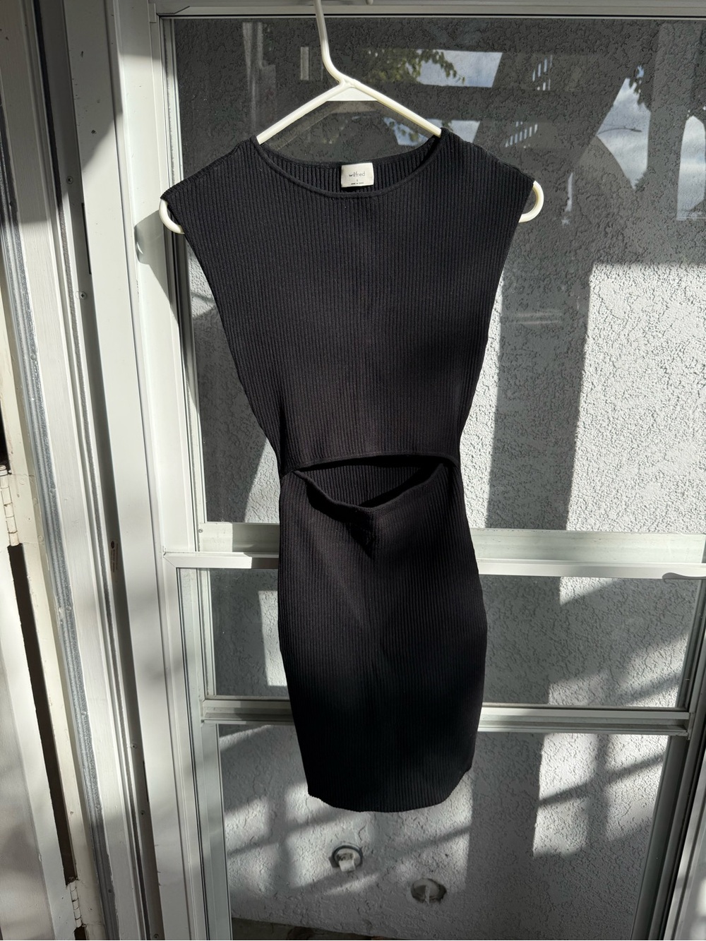 Wilfred Open Cut Midi Dress